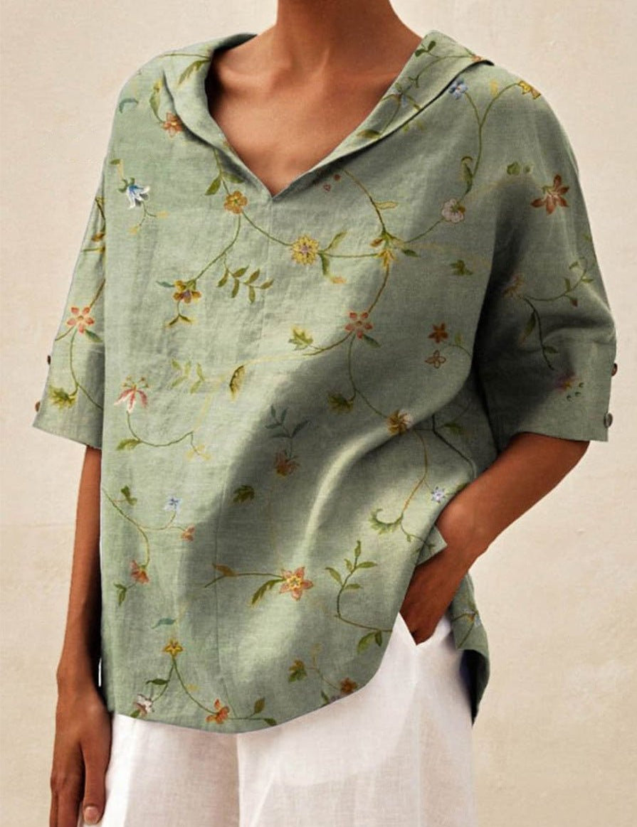 Andrea | Top leggero floreale estivo