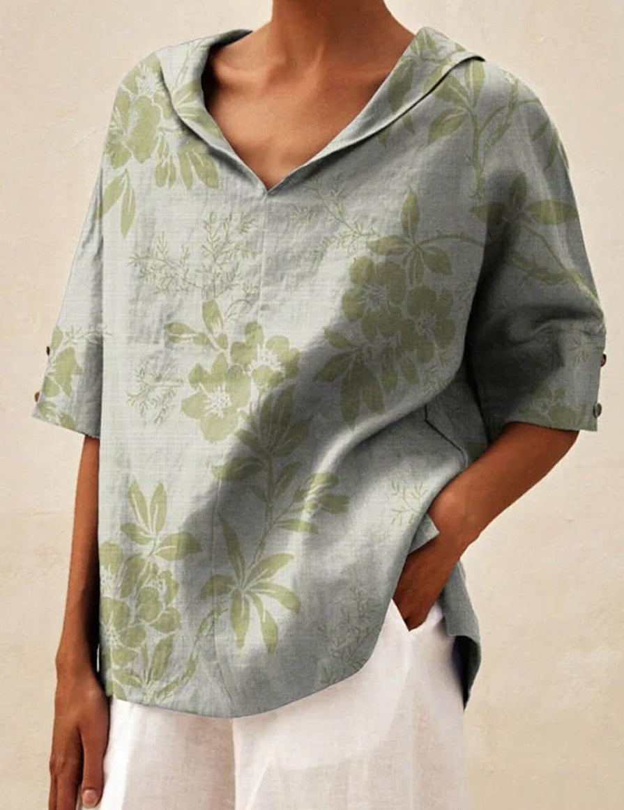 Andrea | Top leggero floreale estivo