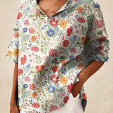 Andrea | Top leggero floreale estivo