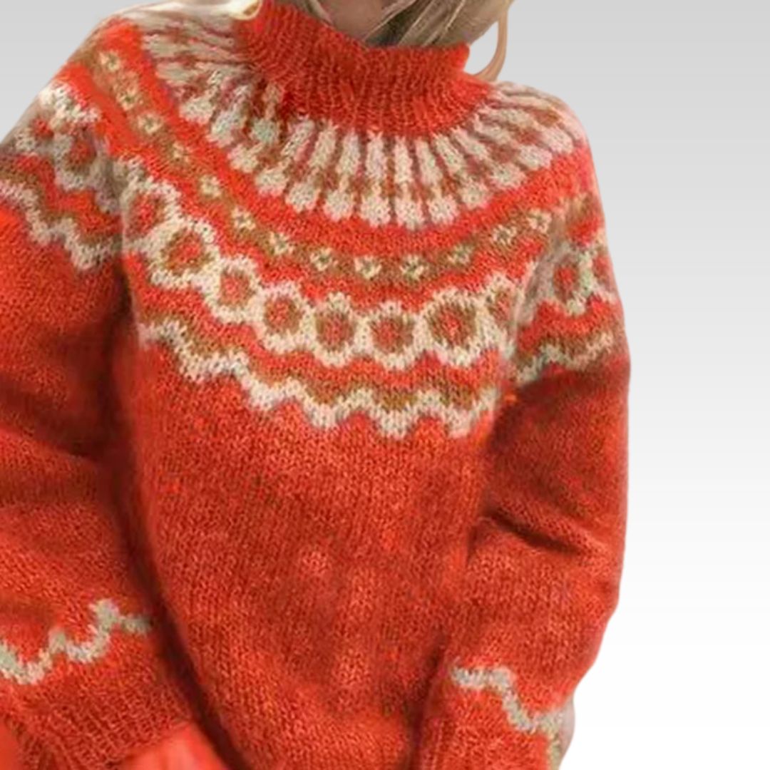 Maglione Vintage in arancione - Carla di Amora Moda, foto 15