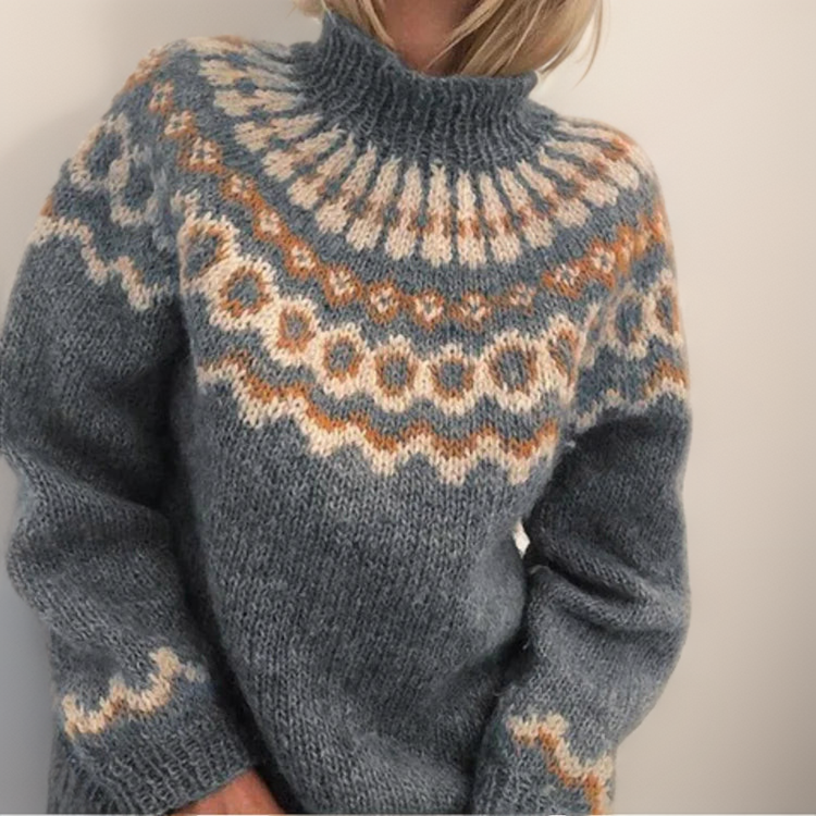 Maglione Vintage in grigio - Carla di Amora Moda, foto 2