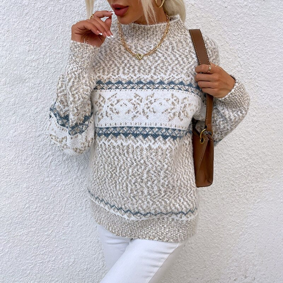 Maglione Vintage in beige - Serenella di Amora Moda, foto 4