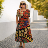 Robin | Abito midi floreale