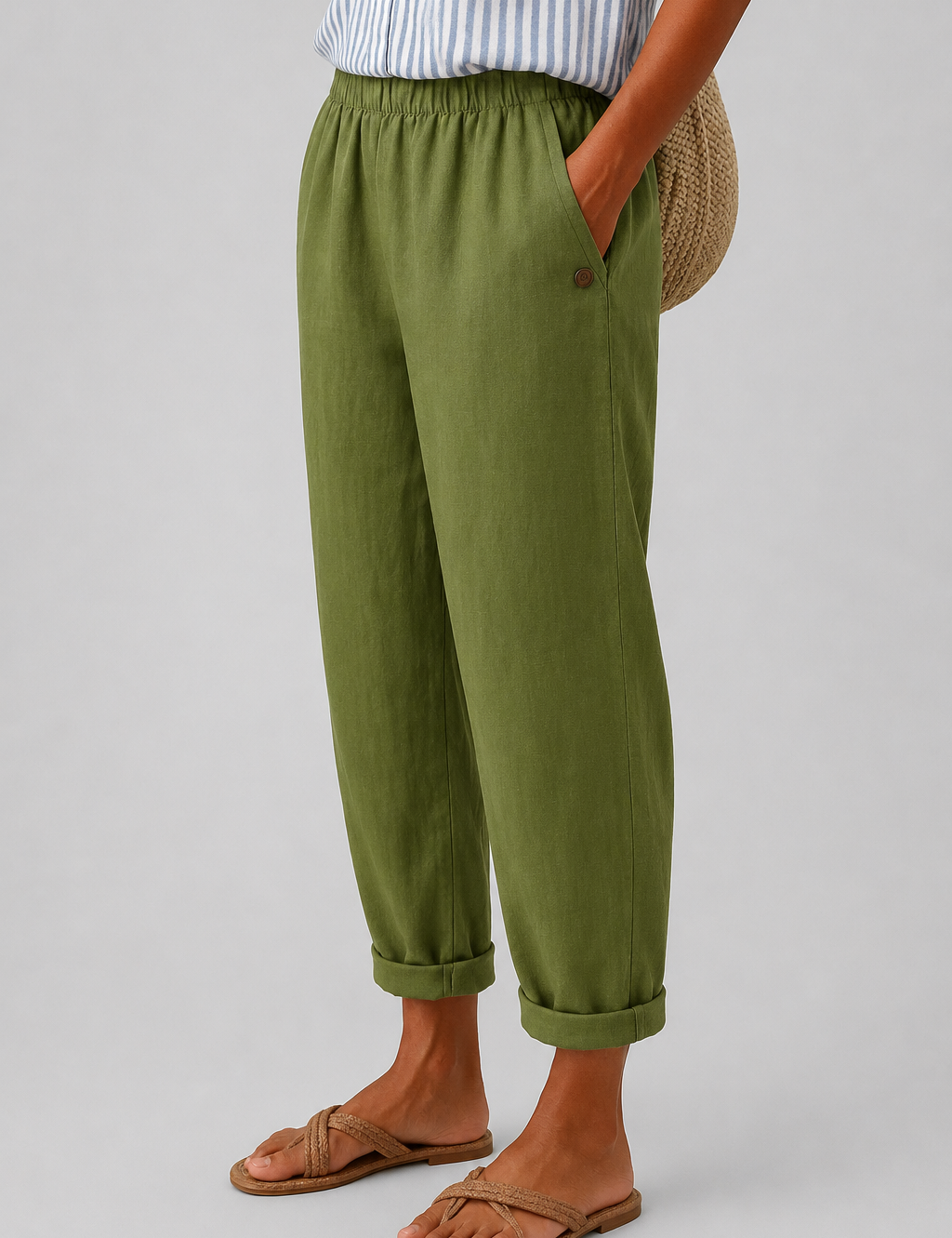 Noraya | Pantaloni Eleganti con Tasche Laterali