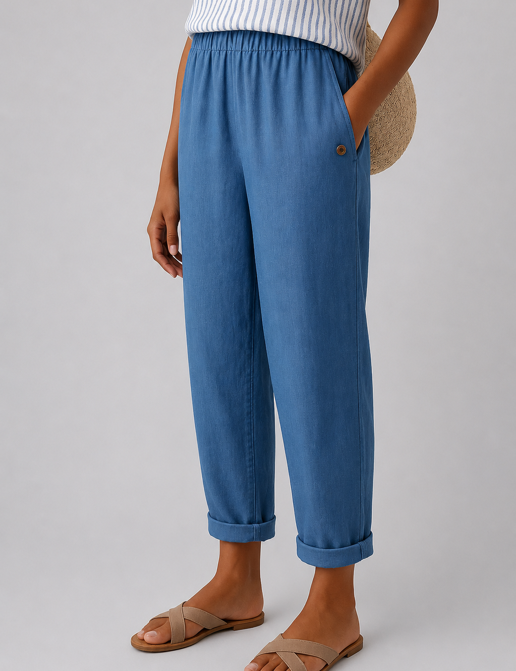 Noraya | Pantaloni Eleganti con Tasche Laterali