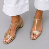 Allegra | Sandali Dorati Eleganza Quotidiana