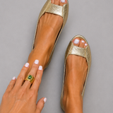 Adelina | Sandali Dorati Comfort Chic