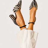 Selene | Décolleté Zebra Couture