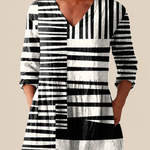 Blusa Lunga Stampata - Carolina di Amora Moda