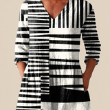 Blusa Lunga Stampata - Carolina di Amora Moda