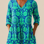 Blusa Lunga Stampata - Evelina di Amora Moda