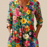 Blusa Lunga Stampata - Sabina di Amora Moda