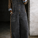 Tuta in Denim - Amalia di Amora Moda, foto 4