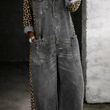 Tuta in Denim - Amalia di Amora Moda, foto 5