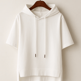 Alison | Felpa con cappuccio a maniche corte