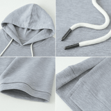 Alison | Felpa con cappuccio a maniche corte