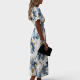 Valentina | Abito Midi Floreale Elegante