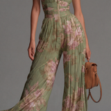 Salopette Floreale Plissettata - Manuela di Amora Moda, foto 2