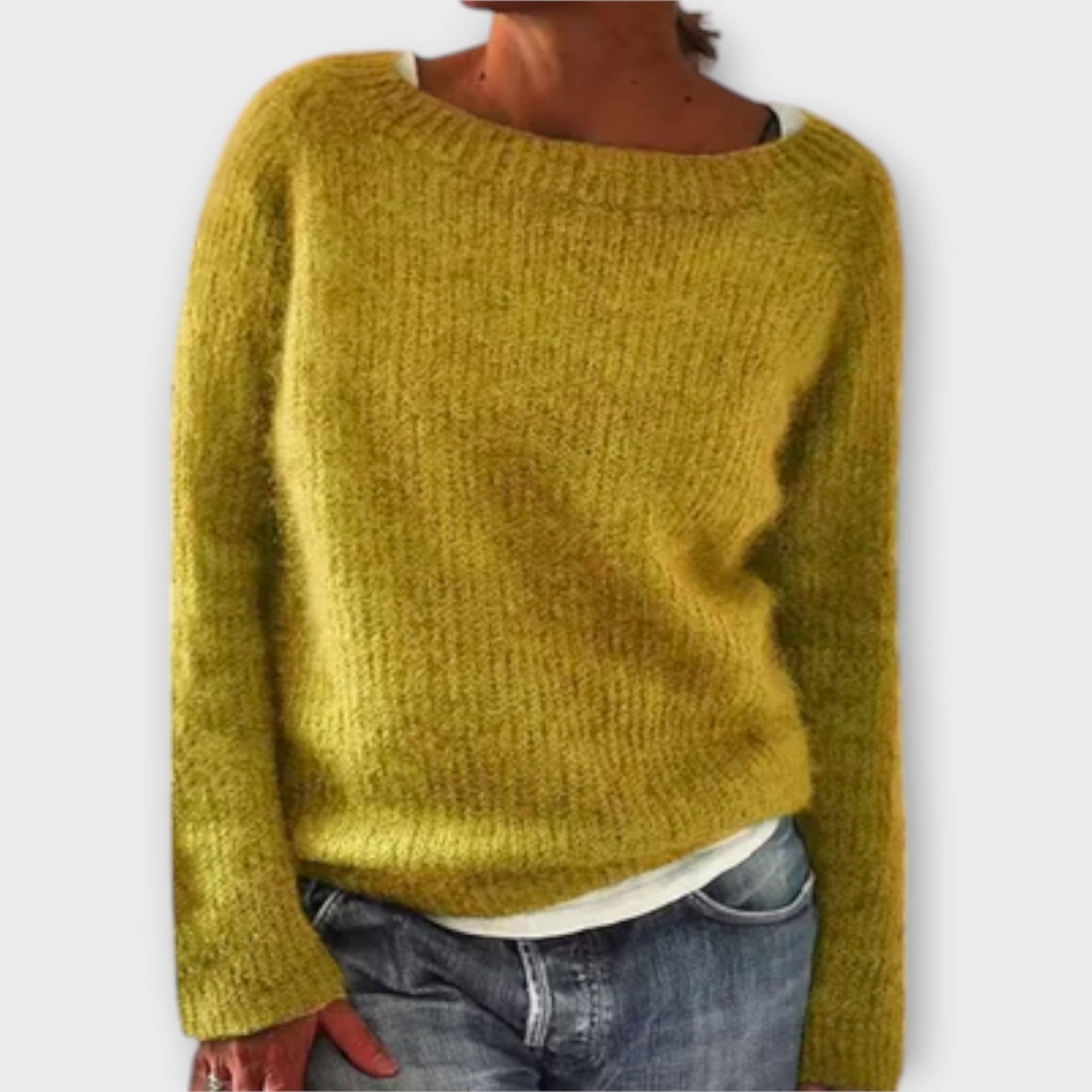 Maglione Vintage in giallo - Ottavia di Amora Moda