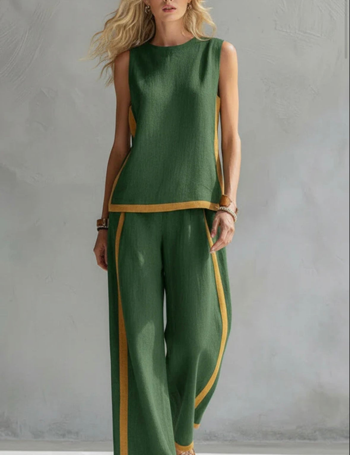 Completo Elegante in verde - Leila di Amora Moda, foto 10