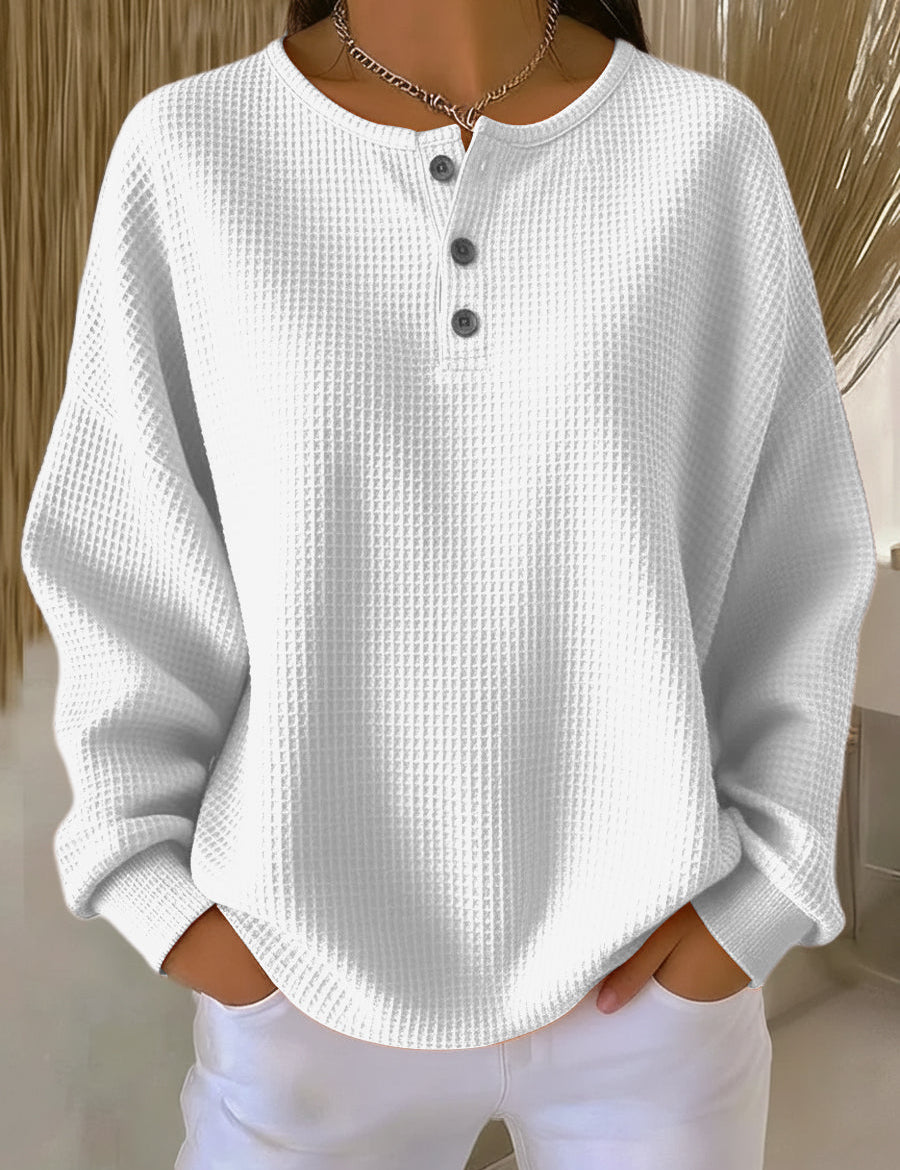 Pullover Semplice in Maglia a Nido d'Ape - Vanessa di Amora Moda, foto 2