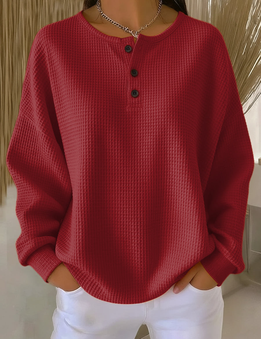 Pullover Semplice in Maglia a Nido d'Ape - Vanessa di Amora Moda, foto 3