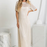 Maxi Abito Naturale in bianco - Benedetta di Amora Moda, foto 6