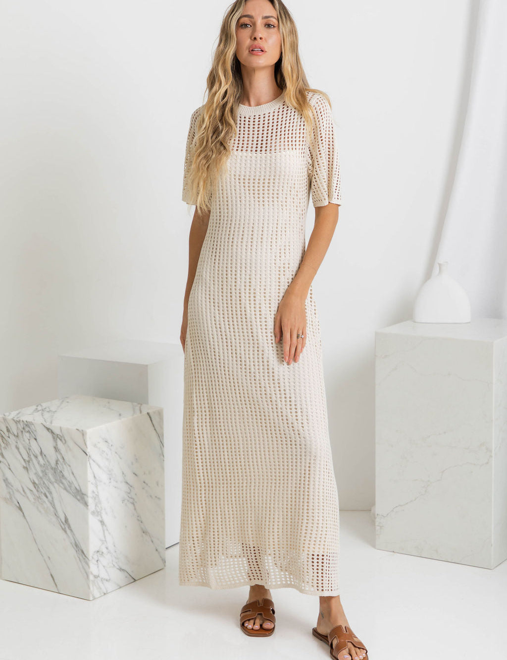 Maxi Abito Naturale - Benedetta di Amora Moda