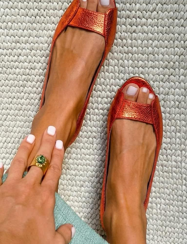 Adelina | Sandali Dorati Comfort Chic