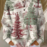 Maglione con Paesaggio Invernale - Ombretta di Amora Moda