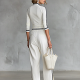 Ginevra - Insieme Sportivo Due Pezzi con Pantalone Ampio