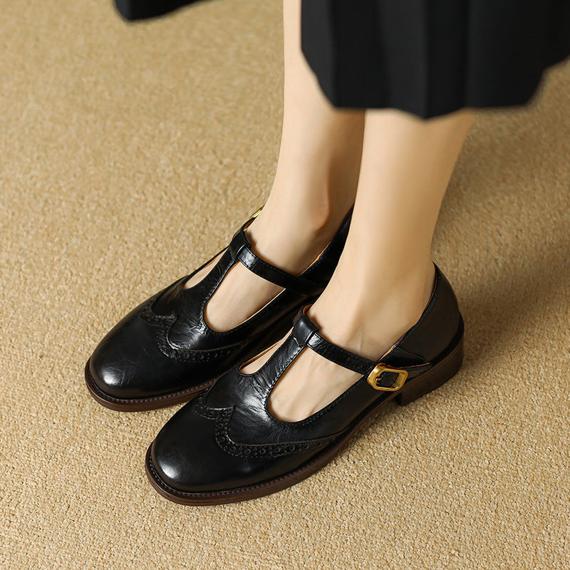 Scarpe Classiche con Cinturini per Donna in nero - Eliana di Amora Moda, foto 8
