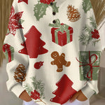 Maglione di Natale con Alberi di Natale e Regali - Cinzia di Amora Moda