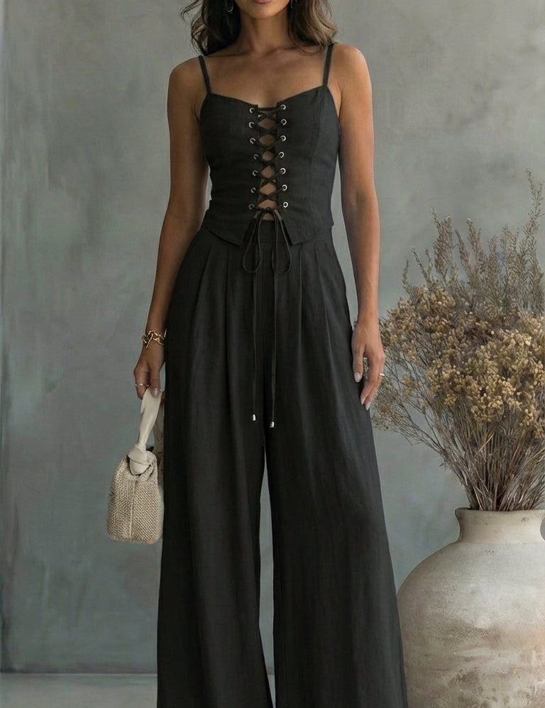 Completo Estivo da Donna in nero - Nora di Amora Moda, foto 3