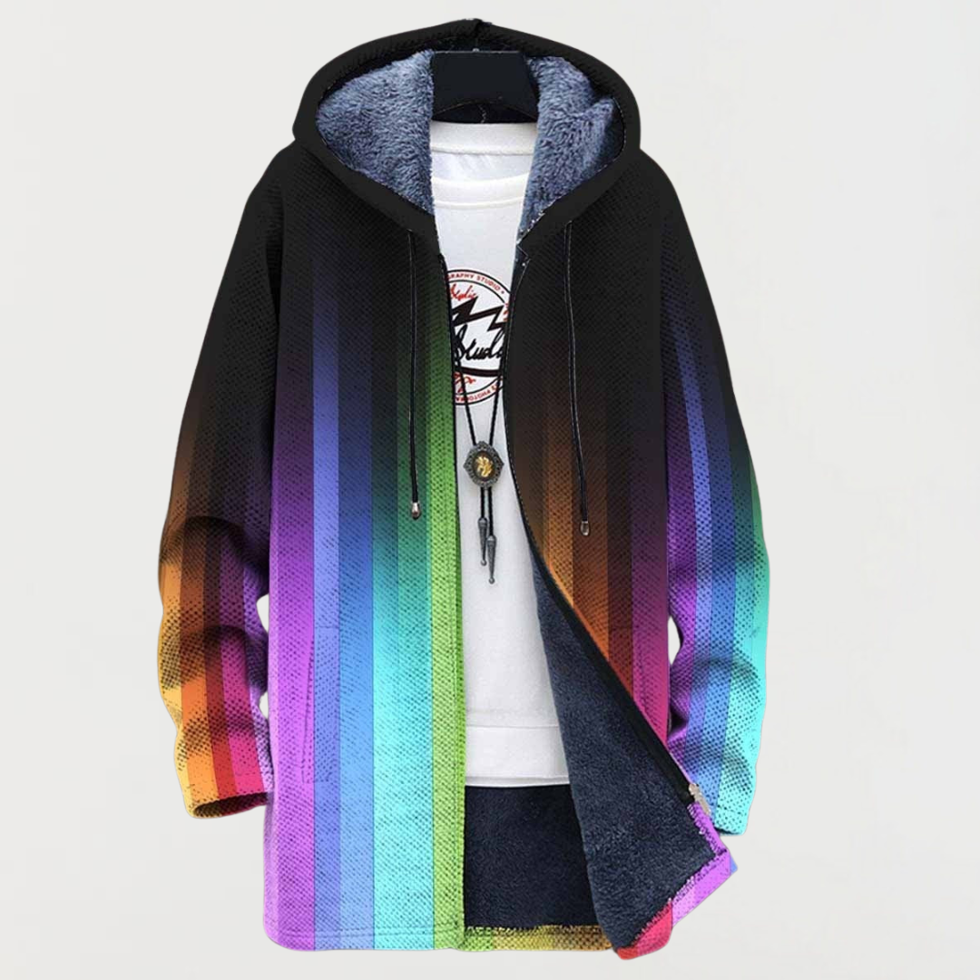 Giacca con Sfumatura Arcobaleno - Amalia di Amora Moda