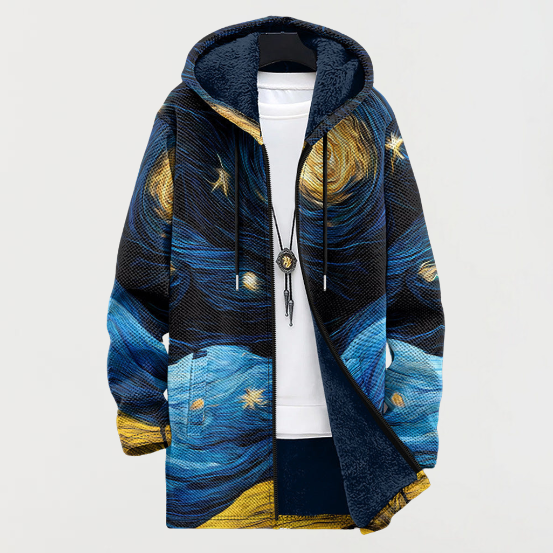 Giacca con Motivo Cielo Stellato - Dora di Amora Moda
