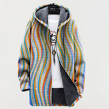 Giacca con Righe Ondulate in multicolore - Sabrina di Amora Moda, foto 2