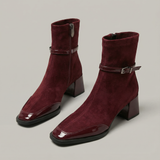 Romany | Stivaletti Eleganti in Eco-Suede con Tacco Medio