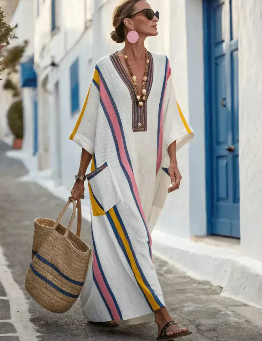 Elisa | Abito Maxi Costiera Mediterranea