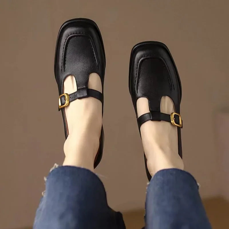Scarpe con Cinturino a T in Stile Vintage - Emilia di Amora Moda, foto 7