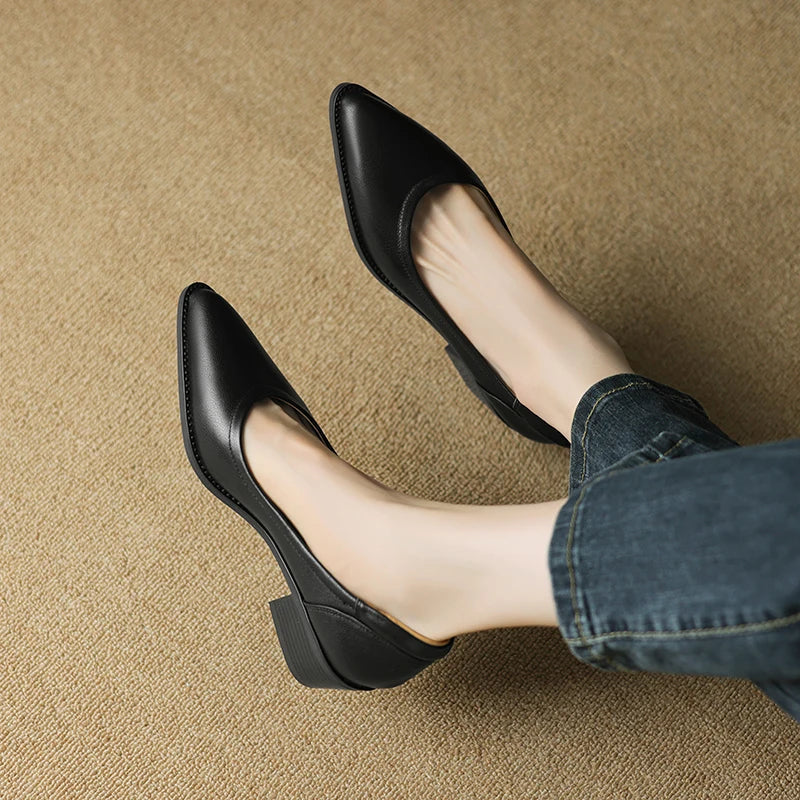 Scarpe con Tacco Medio in nero - Margherita di Amora Moda, foto 7