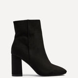 Selene | Stivaletti Eleganti in Eco-Suede con Tacco a Blocco