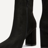 Selene | Stivaletti Eleganti in Eco-Suede con Tacco a Blocco