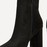 Selene | Stivaletti Eleganti in Eco-Suede con Tacco a Blocco