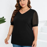 Élise | Top casual con scollatura a V
