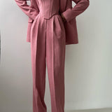 Dolce – Completo a Tre Pezzi con Blazer Doppiopetto