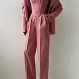 Dolce – Completo a Tre Pezzi con Blazer Doppiopetto