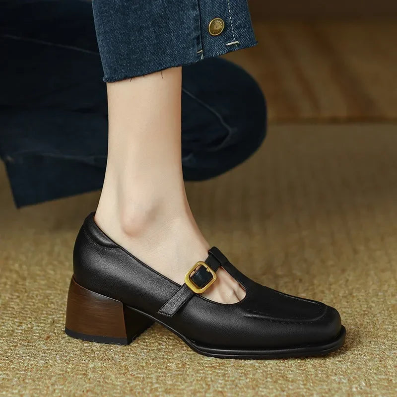 Scarpe con Cinturino a T in Stile Vintage - Emilia di Amora Moda, foto 6