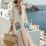 Elisa | Abito Maxi Costiera Mediterranea
