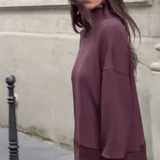 Valentina – Set in maglia con felpa morbida e pantaloni eleganti